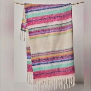 Free People Multicolor Throw Blanket